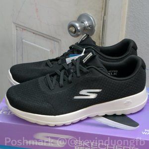 Skechers Ladies' Go Walk Joy Sneaker,, Color: Black,